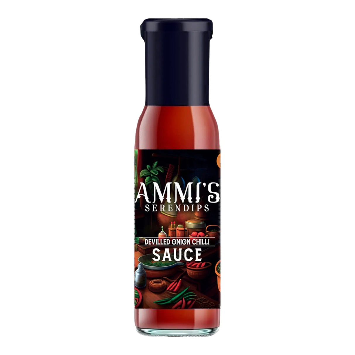 Ammi's Serendips Devilled Onion Chilli Sauce - Hot
