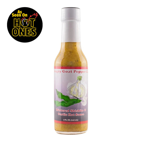 Angry Goat Pepper Co - Blistered Shishito & Garlic Hot Sauce - As Seen on Hot Ones