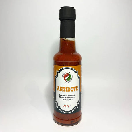 Antidote (Carolina Reaper & Trinidad Scorpion Hot Sauce) by Dorset Chilli Shop (150ml)