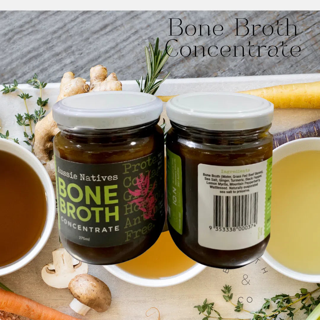 Broth & Co - Bone Broth Concentrate Aussie Natives 275g (Natural & Pasture Raised)