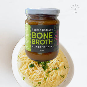 Broth & Co - Bone Broth Concentrate Aussie Natives 275g (Natural & Pasture Raised)