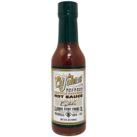 CaJohns - Bourbon Infused Chipotle Habanero Hot Sauce