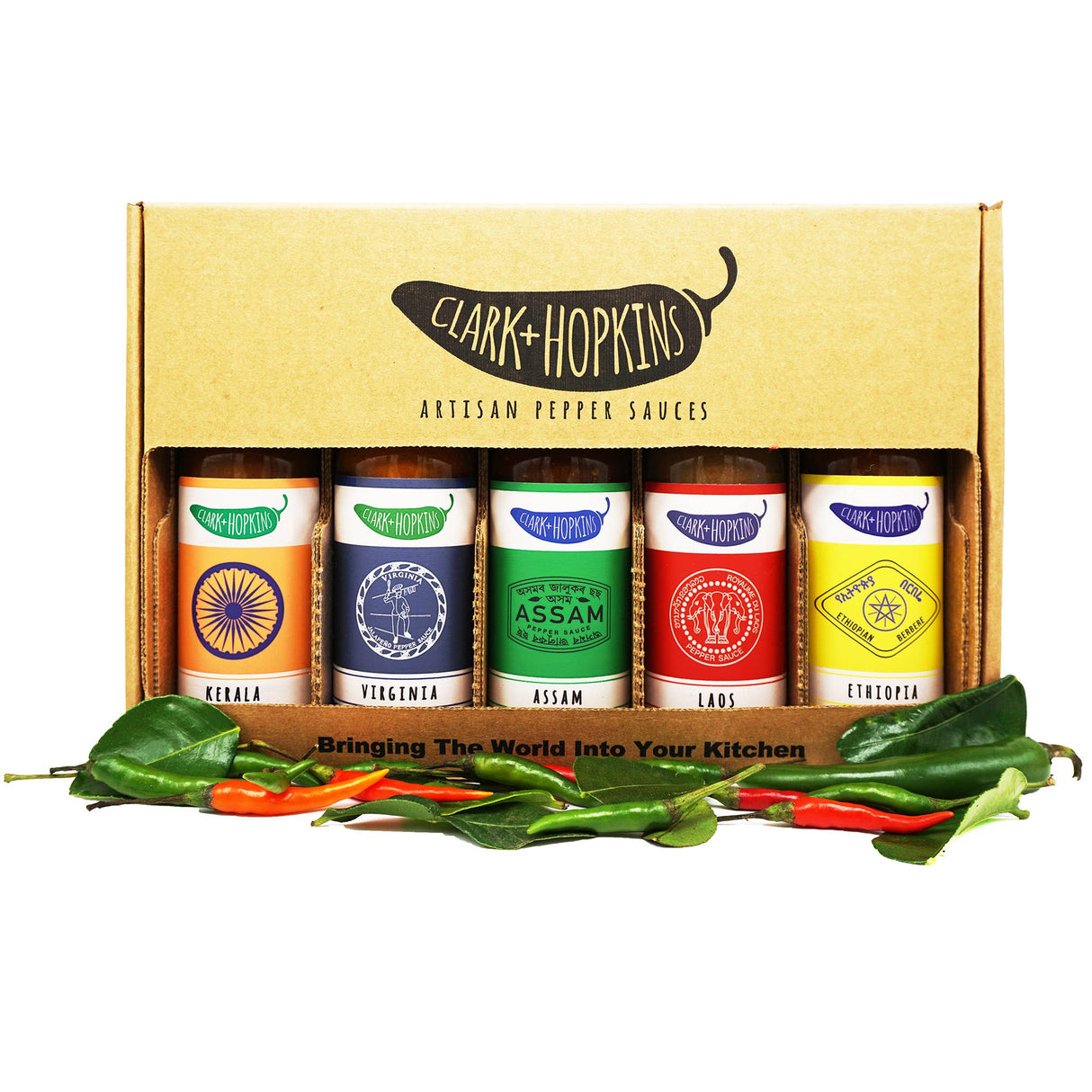 Clark + Hopkins - World Hot Sauce Gift Box ๐