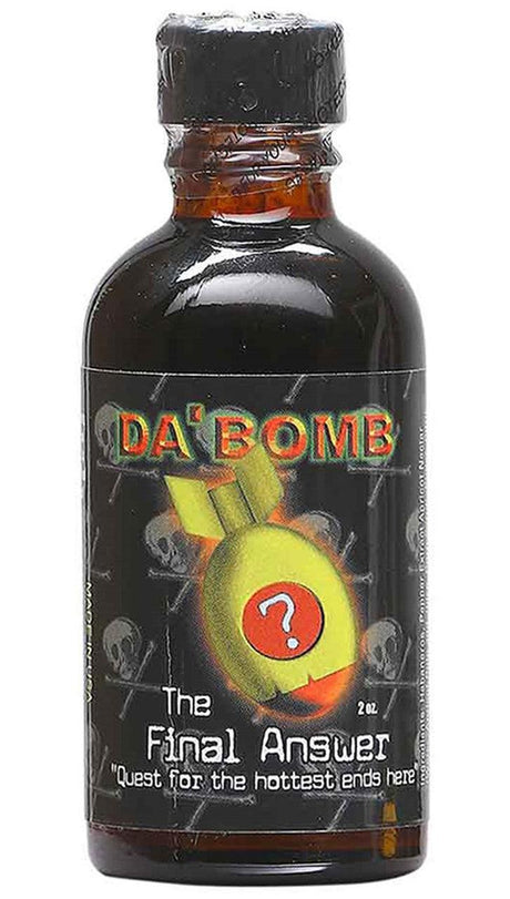 Da' Bomb The Final Answer Hot Sauce