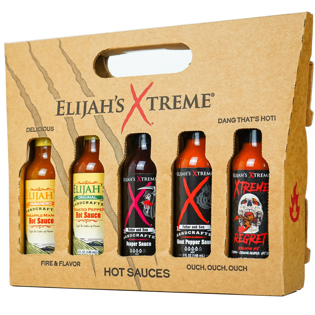 Elijah's Xtreme - 5 Pack Hot Sauce Gift Set | Elijah's Xtreme