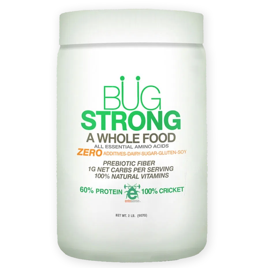 EntoLife Edible Insects - Crickets, Ants & Scorpions! - BUG STRONG PREBIOTIC PROTEIN POWDER