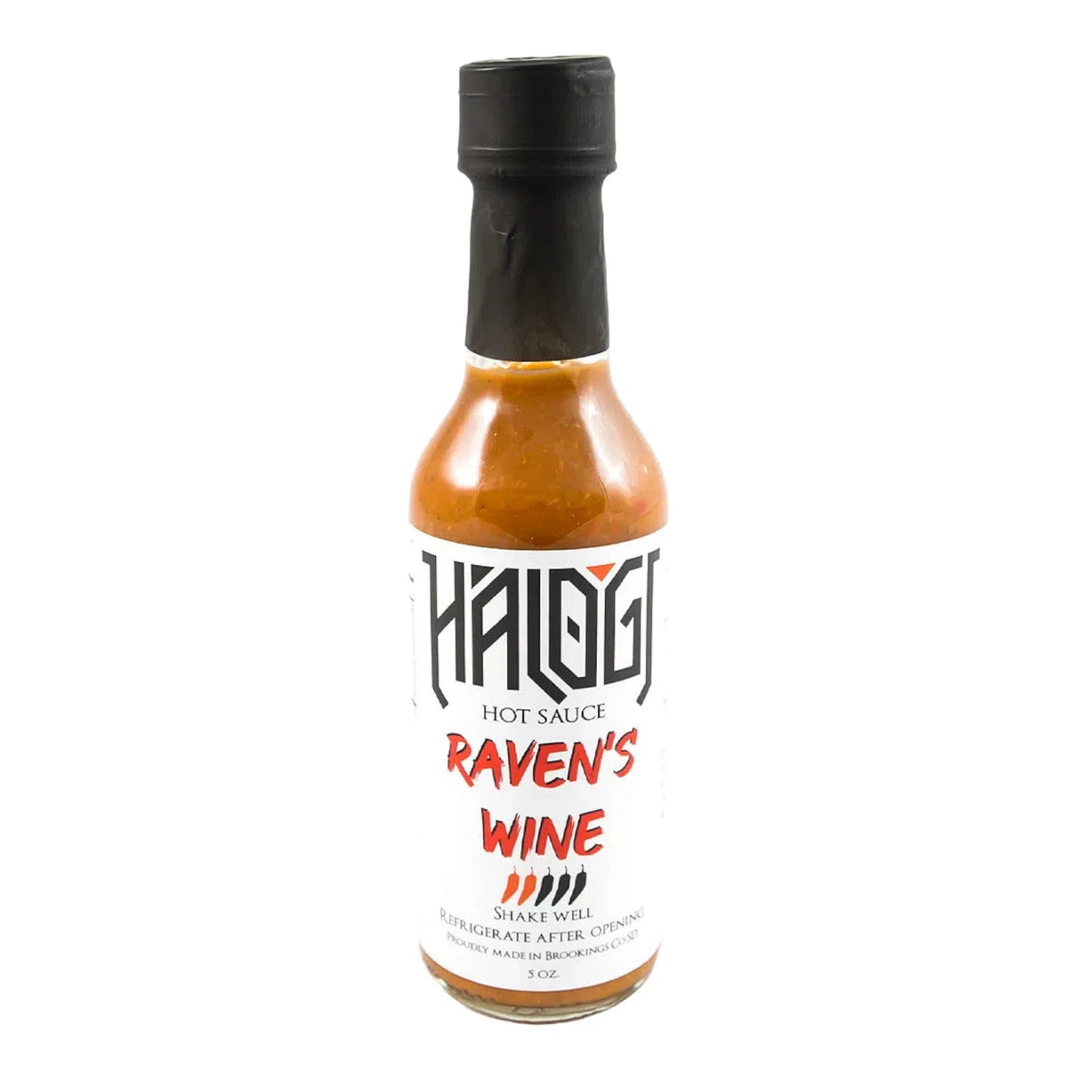 Halogi Hot Sauce - Raven's Wine - Garlic Sriracha Hot Sauce