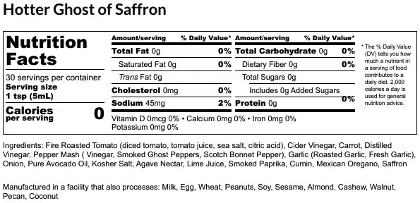 High Desert Sauce Co - Hotter Ghost of Saffron