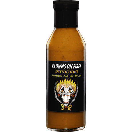 Klowns On Fire - Spicy Peach Reaper BBQ Sauce