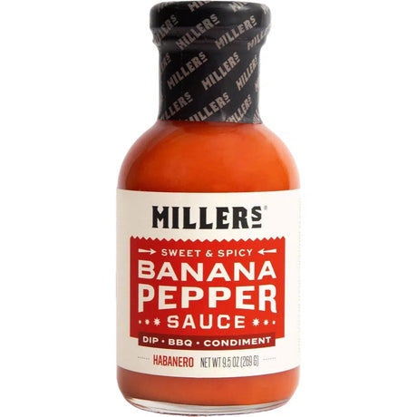 Millers Banana Pepper Sauce - Habanero
