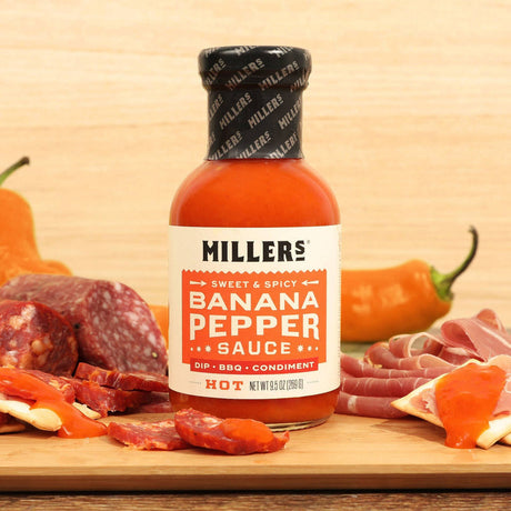 Millers Banana Pepper Sauce - Hot