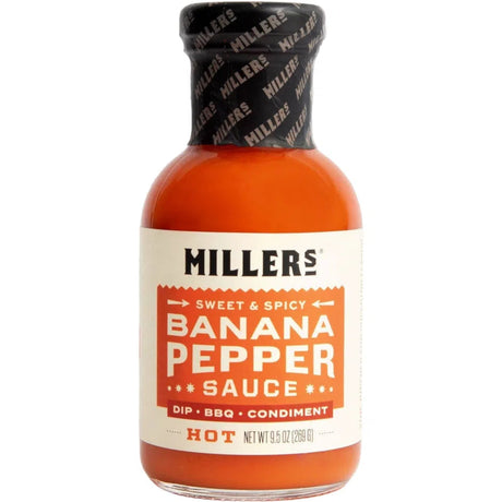 Millers Banana Pepper Sauce - Hot