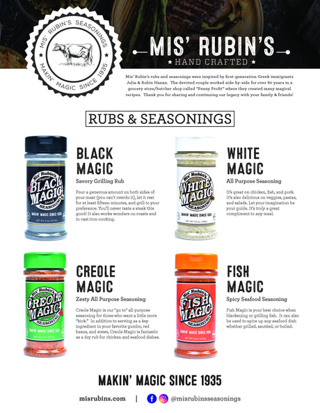 Mis Rubin's Seasonings - 4-Pack Seasoning Gift Box