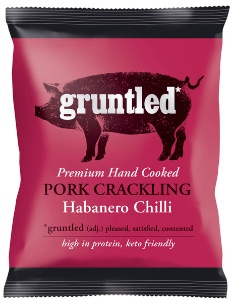 Salty Dog - Gruntled Habanero Chilli - Premium Pork Crackling 35g