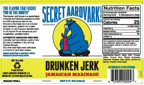 Secret Aardvark - Drunken Jerk Jamaican Marinade