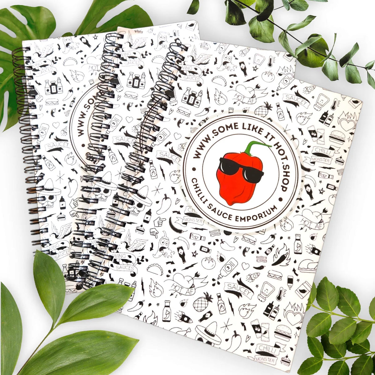 SomeLikeItHot.Shop Branded Notepad - A5 Lined Ring-bound Pad