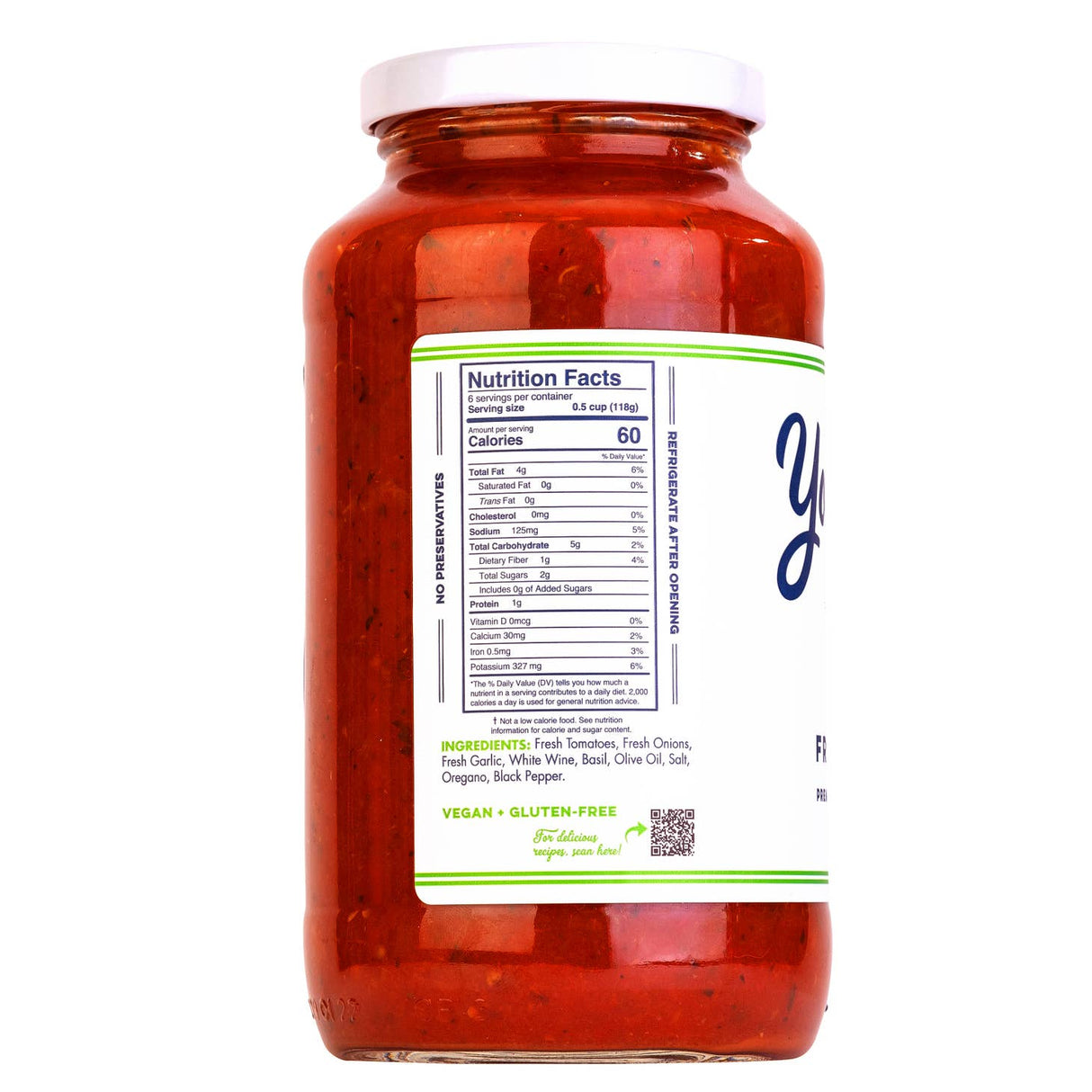 Yo Mama's - Belissima Basil - Tomato Pasta Sauce - Keto / Low Carb