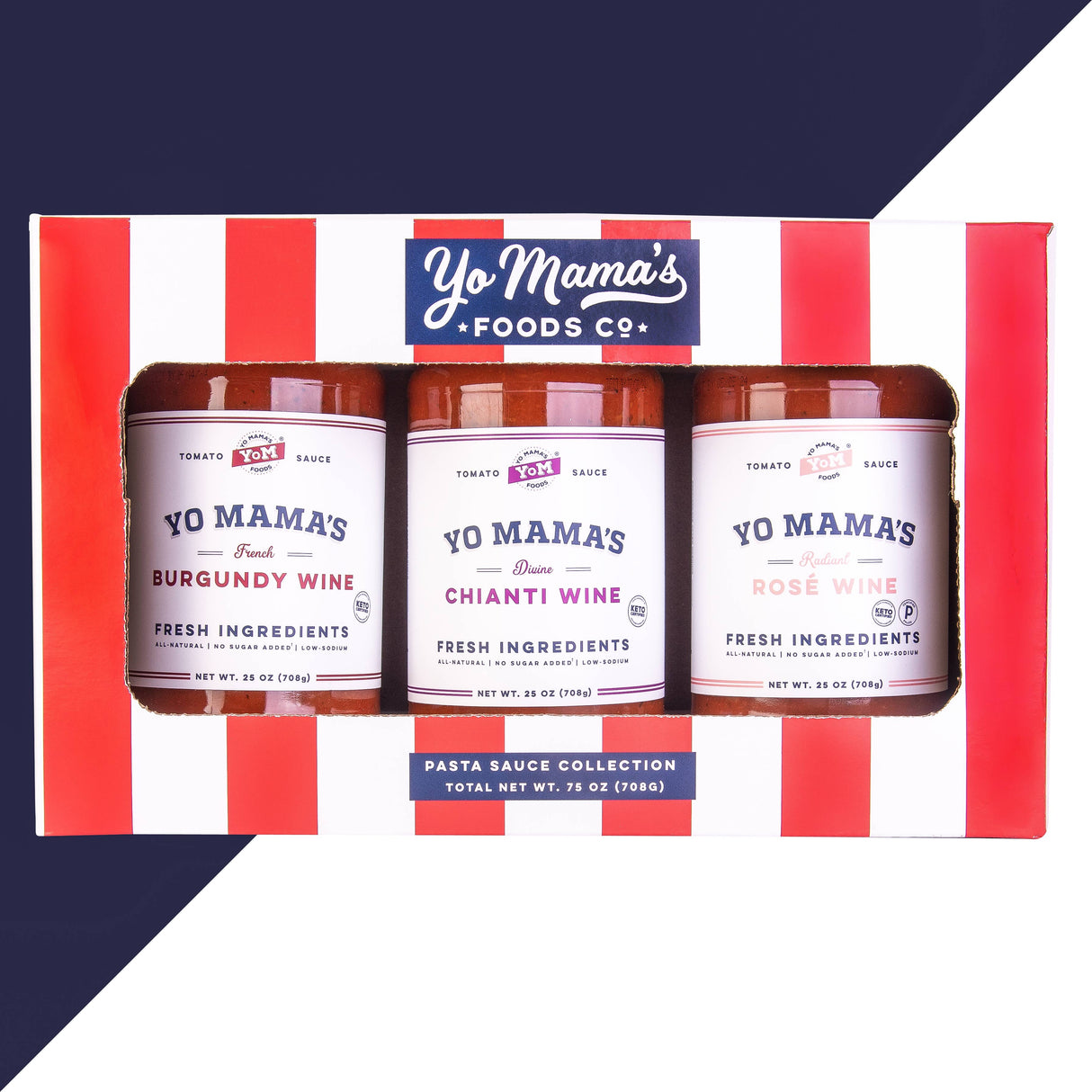 Yo Mama's Foods - Yo Mama's Wine Gift set - Keto / Low Carb