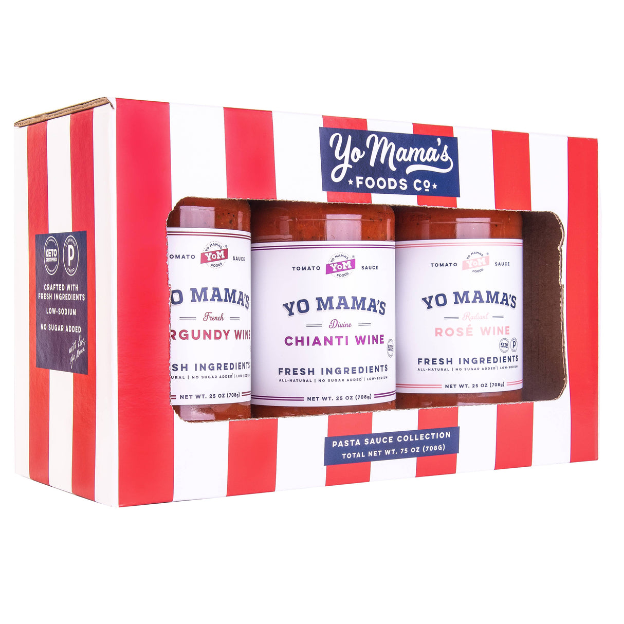 Yo Mama's Foods - Yo Mama's Wine Gift set - Keto / Low Carb