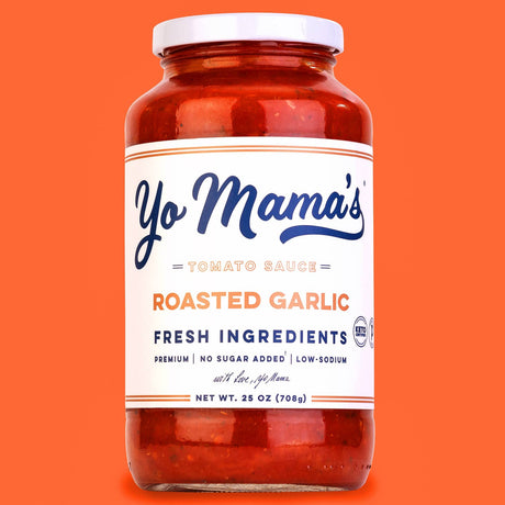 Yo Mama's - Roasted Garlic - Tomato Pasta Sauce - Keto / Low Carb