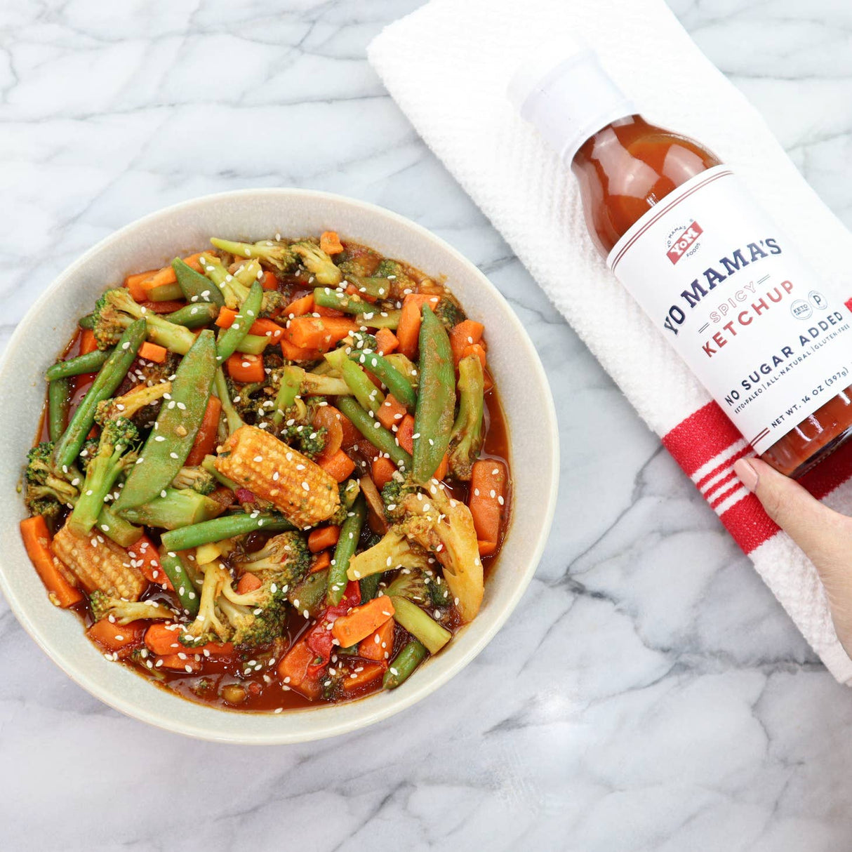 Yo Mama's - Spicy Ketchup - Keto / Low Carb