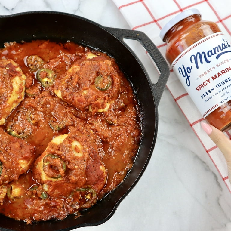 Yo Mama's - Spicy Marinara - Tomato Pasta Sauce - Keto / Low Carb