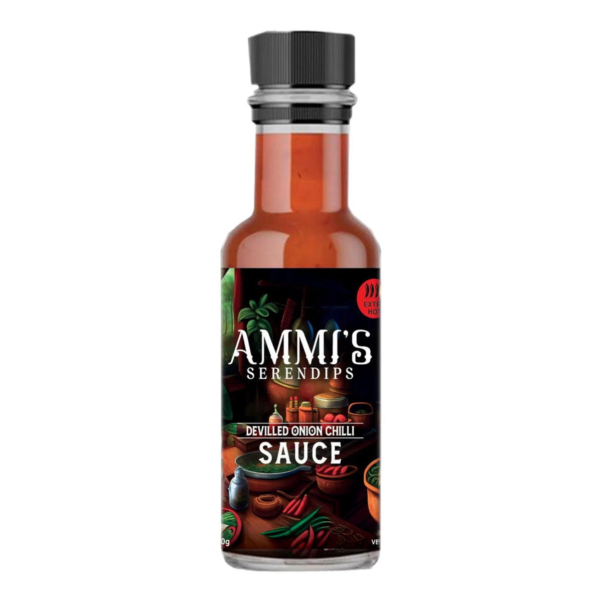Ammi's Serendips Devilled Onion Chilli Sauce - Extra Hot - UK – www ...