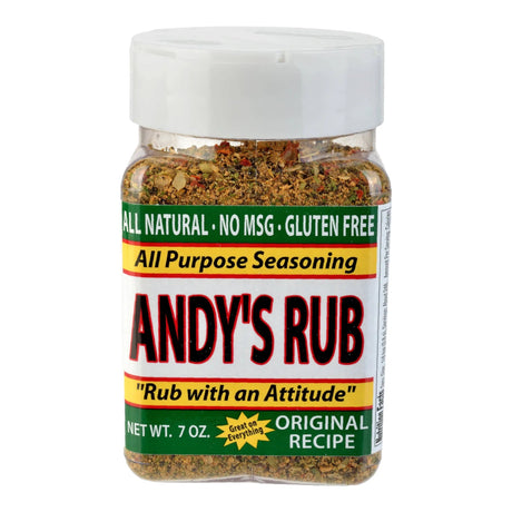 Golden West Specialty Foods - Andy's Rub, an All-Natural Rub "with attitude" - 7 oz