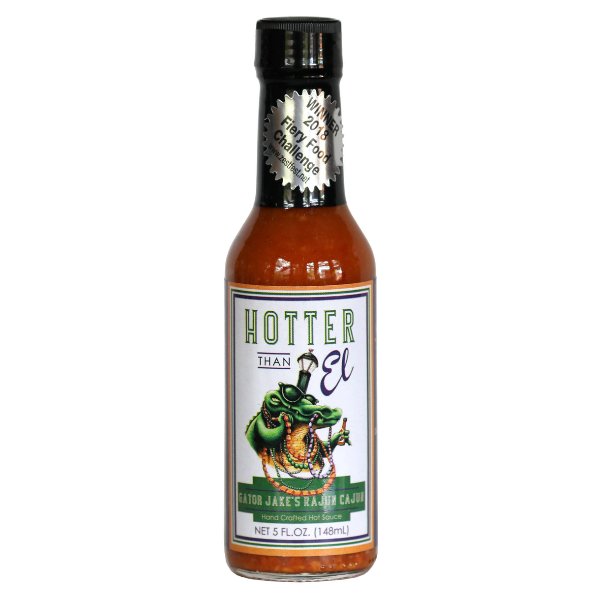 Hotter Than El - Gator Jake's Rajun Cajun Hot Sauce