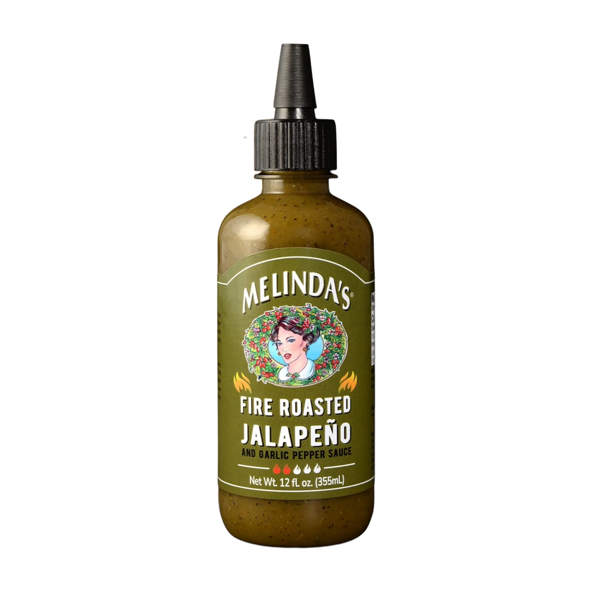 Melinda’s Fire Roasted Jalapeño and Garlic Pepper Sauce 12oz