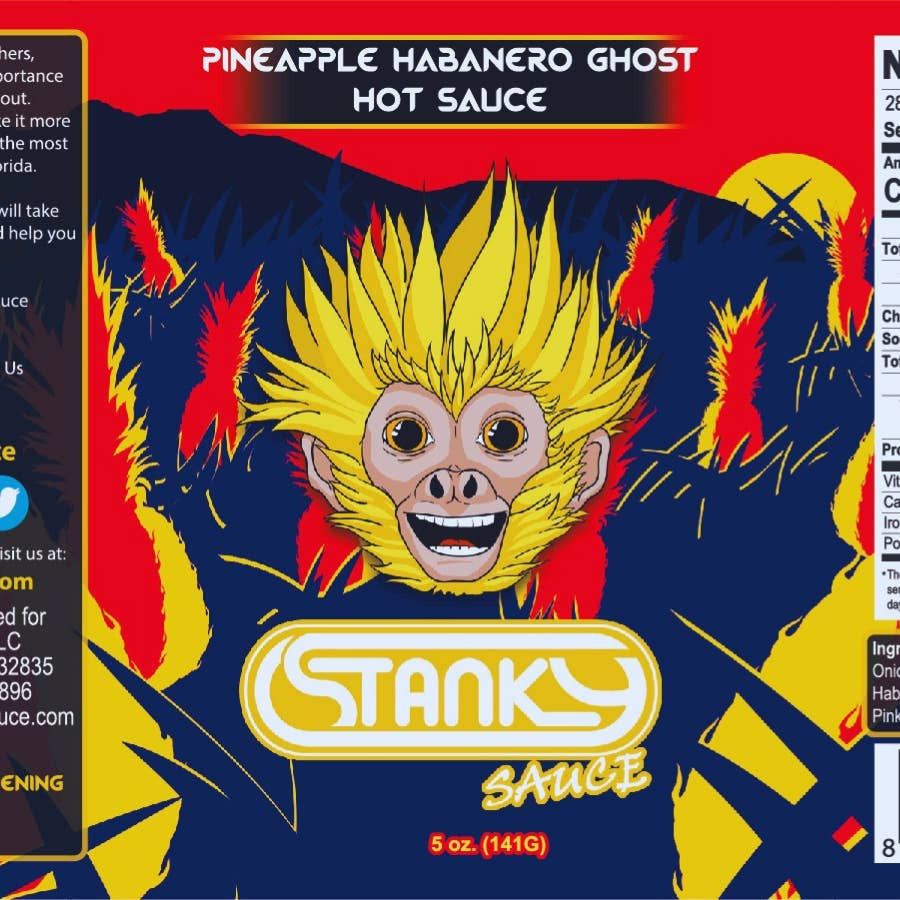 Stanky Sauce - Pineapple Habanero Ghost Hot Sauce