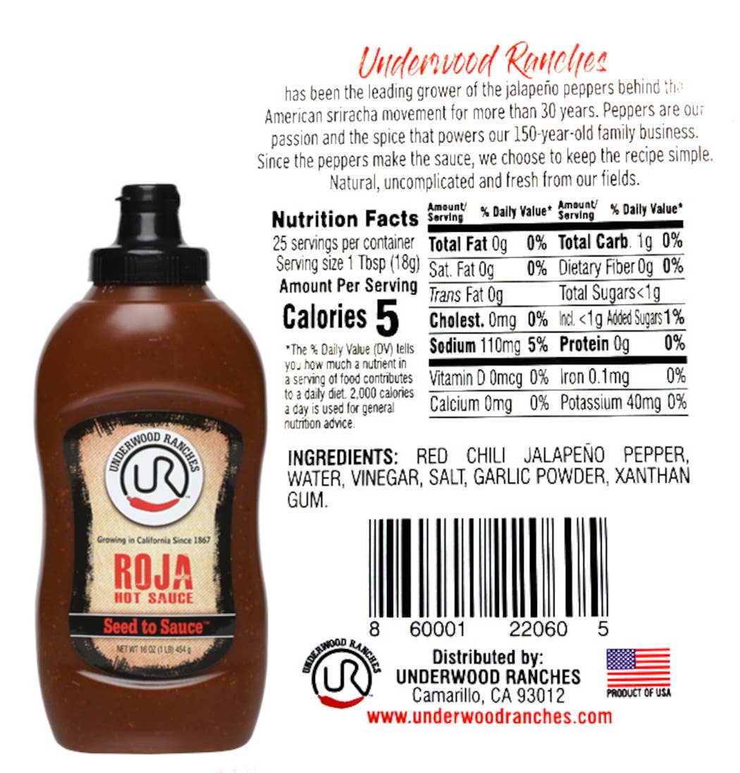 Underwood Ranches - Roja (16 oz)