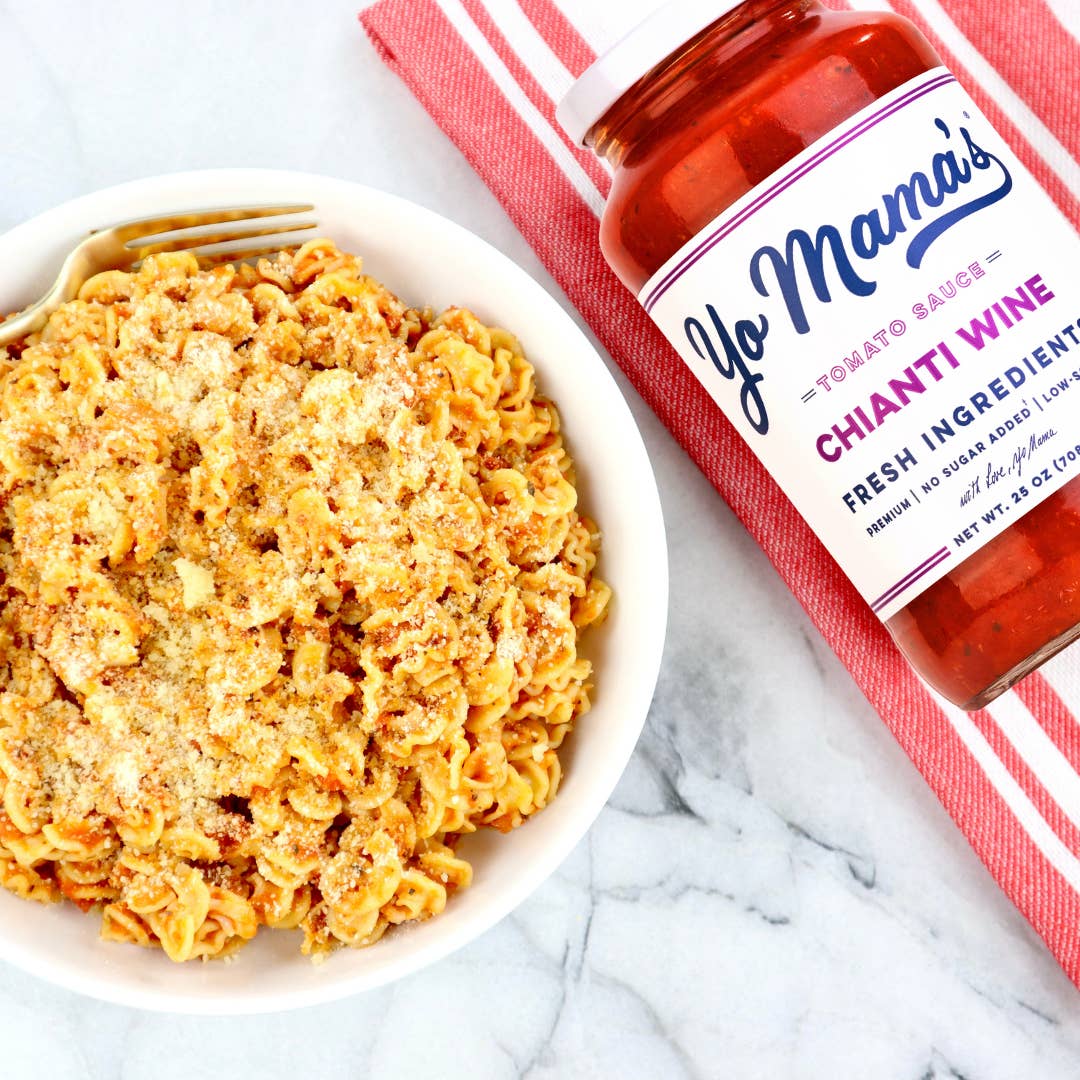 Yo Mama's - Divine Chianti Wine - Tomato Pasta Sauce - Keto / Low Carb