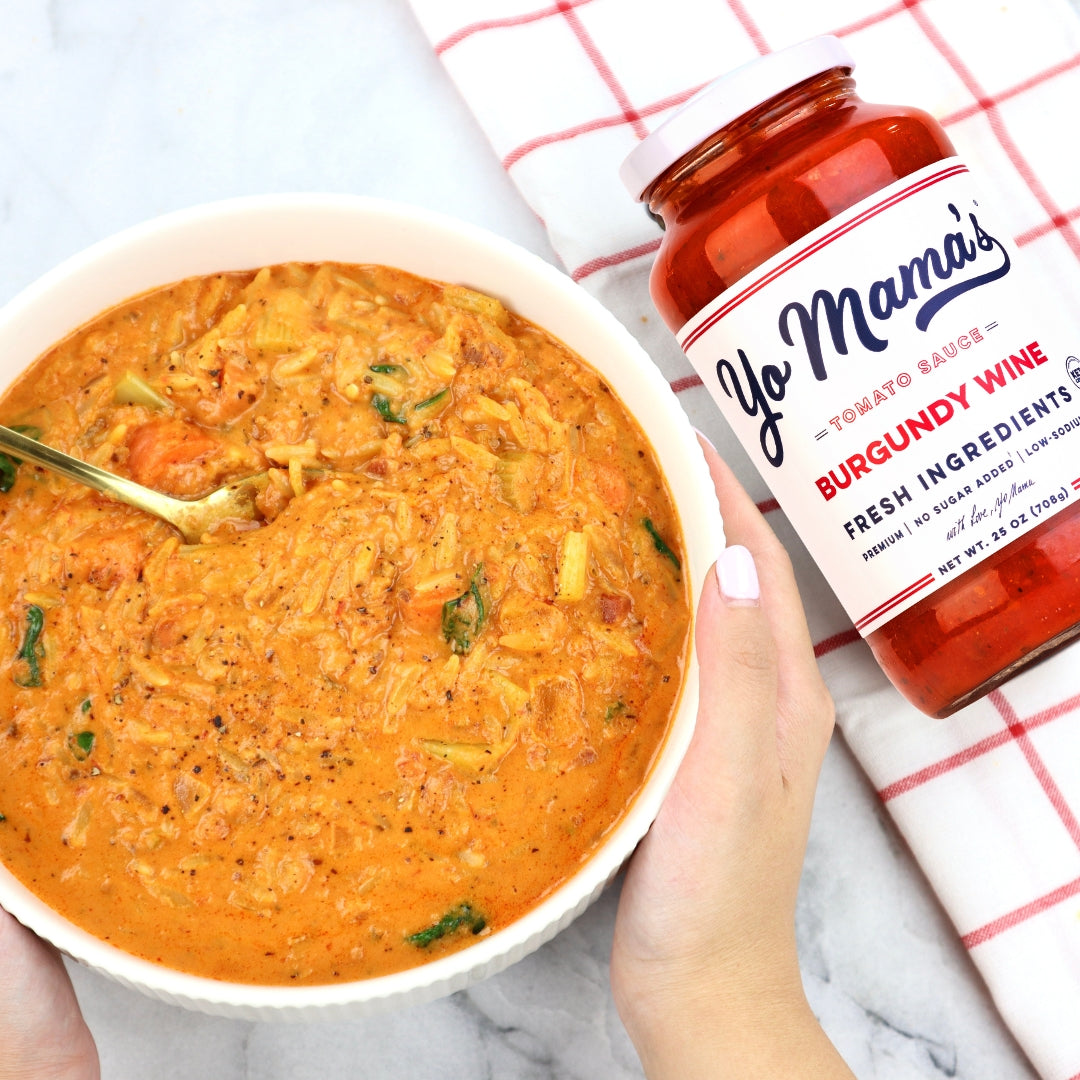 Yo Mama's - French Burgundy Wine - Tomato Pasta Sauce - Keto / Low Carb