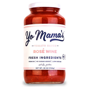 Yo Mama's - Radiant Rose Wine - Tomato Pasta Sauce - Keto / Low Carb