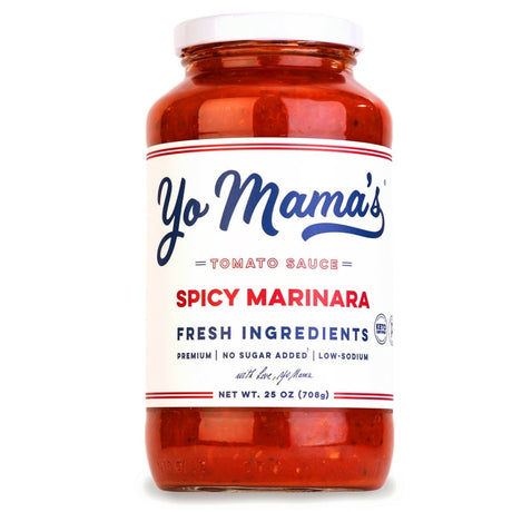 Yo Mama's - Spicy Marinara - Tomato Pasta Sauce - Keto / Low Carb
